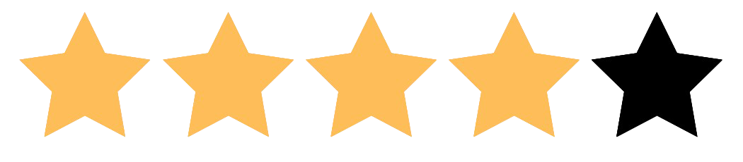 4 étoiles sur 5